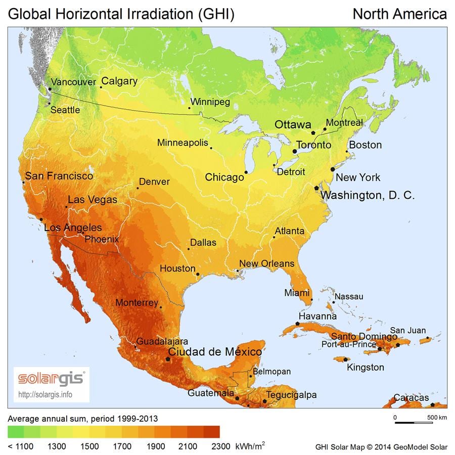 carte du Mexique soleil