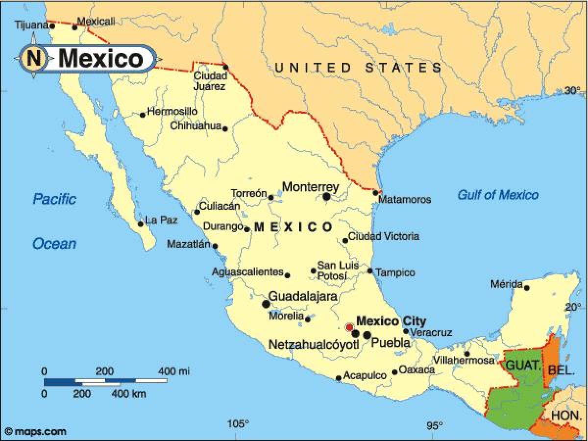 pays Mexique carte