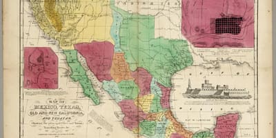 Le mexique carte ancienne