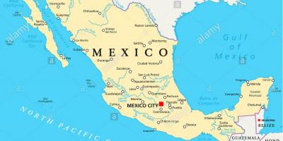Le mexique villes carte
