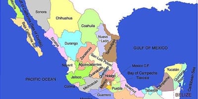 Le mexique carte de membres