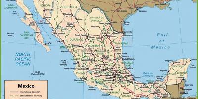 Le mexique dans la carte