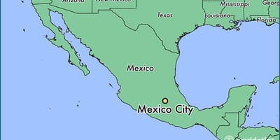 Montrer une carte du Mexique