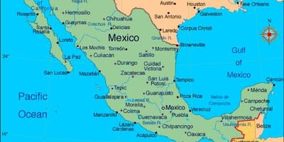 Carte du Mexique