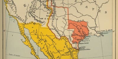 Carte du Mexique 1700