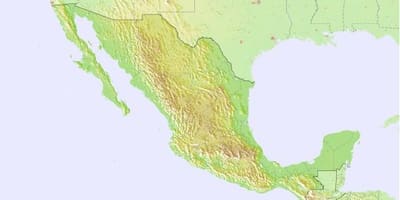Carte du Mexique prévision