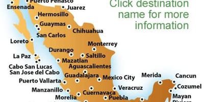 Stations de Mexico carte