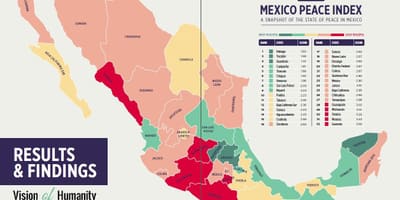 La Violence au Mexique carte