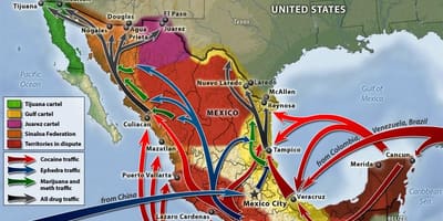 De la drogue mexicains carte de guerre