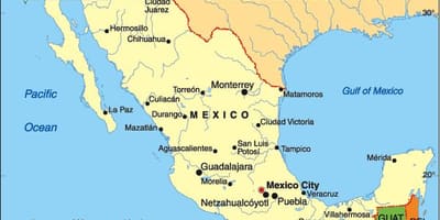 Pays Mexique carte